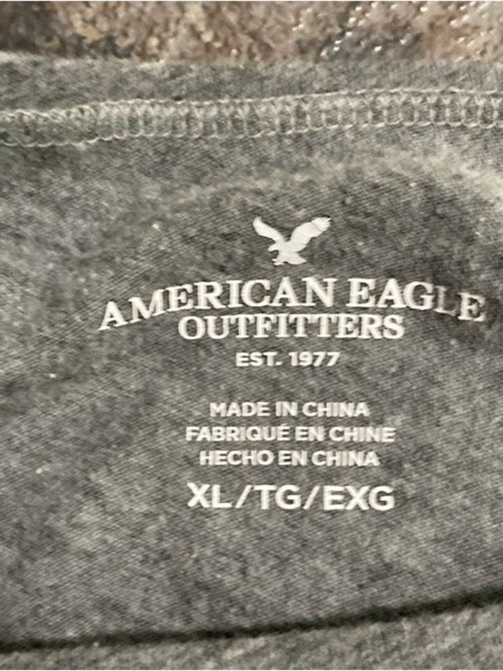 American Eagle Outfitters Grey "New York City" Graphic Tee Women’s Size XL - Picture 5 of 9